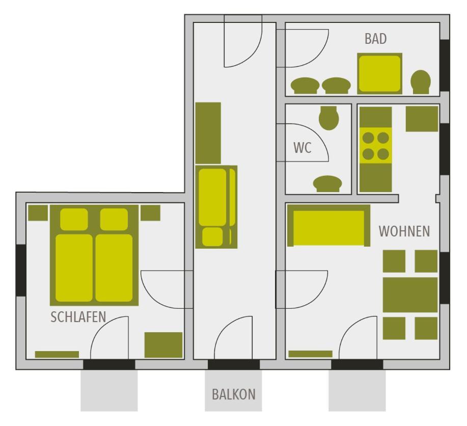 Hus24 Aparthotel Schroecken Exterior photo